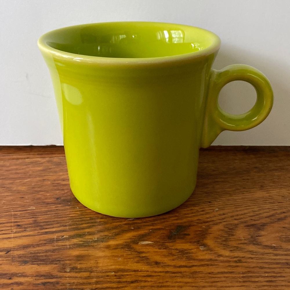 Classic Fiestaware Ring Handled Mug in Lemongrass